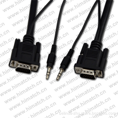 VGA Cable Male to Male with Audio Length 50cm